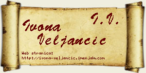 Ivona Veljančić vizit kartica